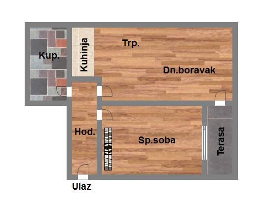 stan na prodaju Novi Sad, 42m2 578467