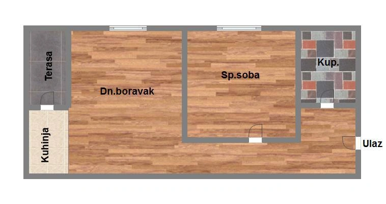 stan na prodaju Novi Sad, 43m2 578646