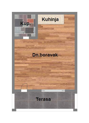 stan na prodaju Petrovaradin, 39m2 578804