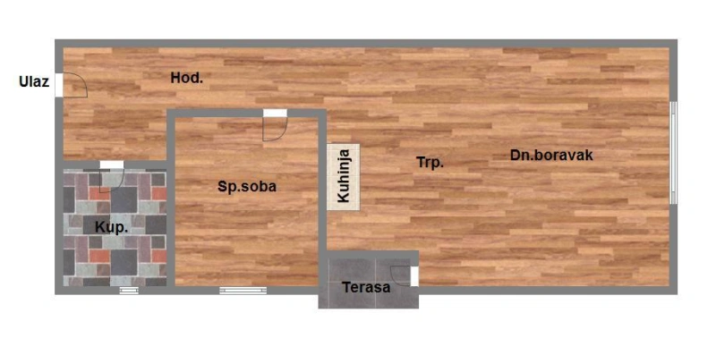 stan na prodaju Veternik, 41m2 579406