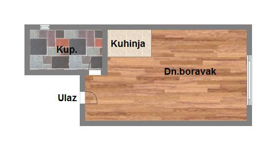 stan na prodaju Veternik, 27m2 579506