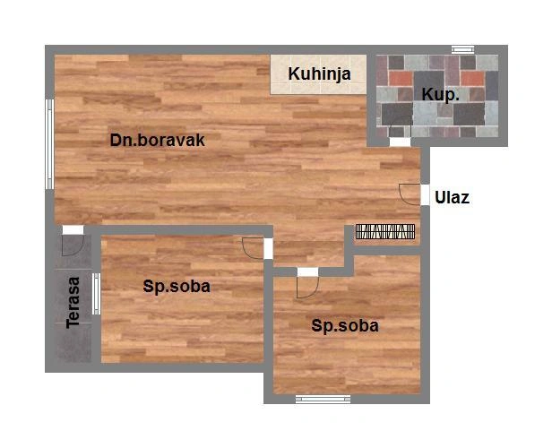 stan na prodaju Veternik, 68m2 579509