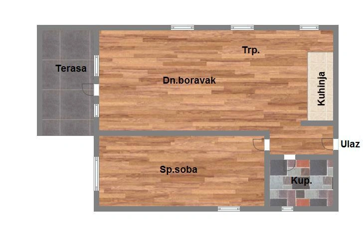 stan na prodaju Novi Sad, 44m2 580197
