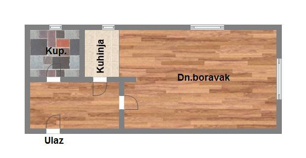 stan na prodaju Novi Sad, 32m2 580205