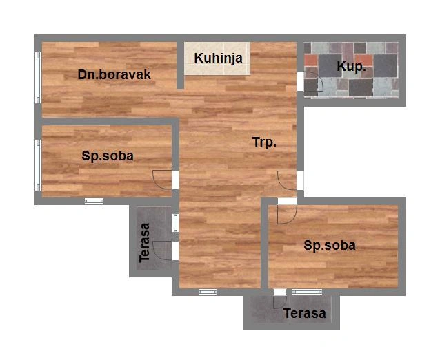 stan na prodaju Veternik, 63m2 580255