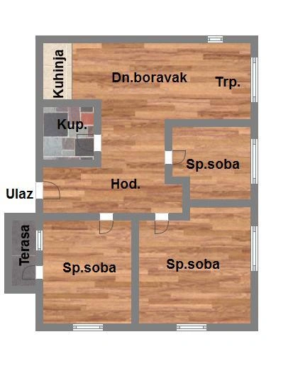 stan na prodaju Veternik, 60m2 580259