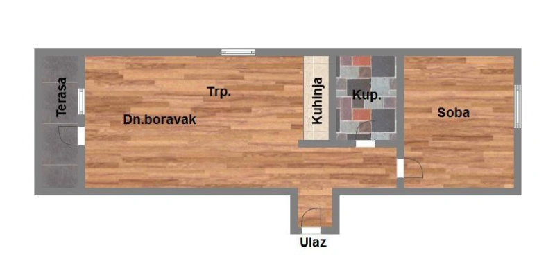 stan na prodaju Novi Sad, 43m2 580415