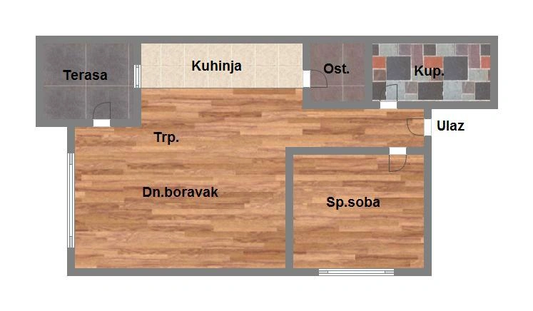 stan na prodaju Novi Sad, 46m2 580628