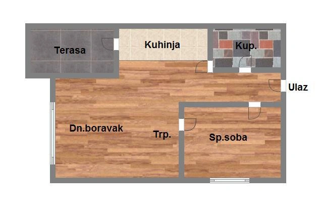 stan na prodaju Novi Sad, 46m2 580662