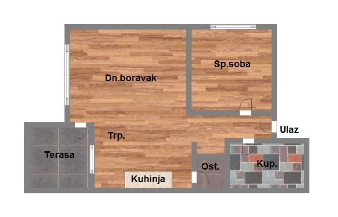 stan na prodaju Novi Sad, 46m2 580830