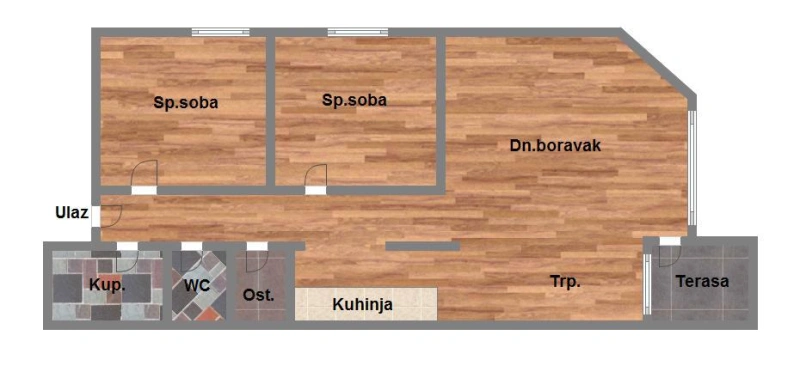 stan na prodaju Novi Sad, 69m2 580875